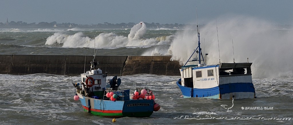 tempête sur le Léon (Bretagne)