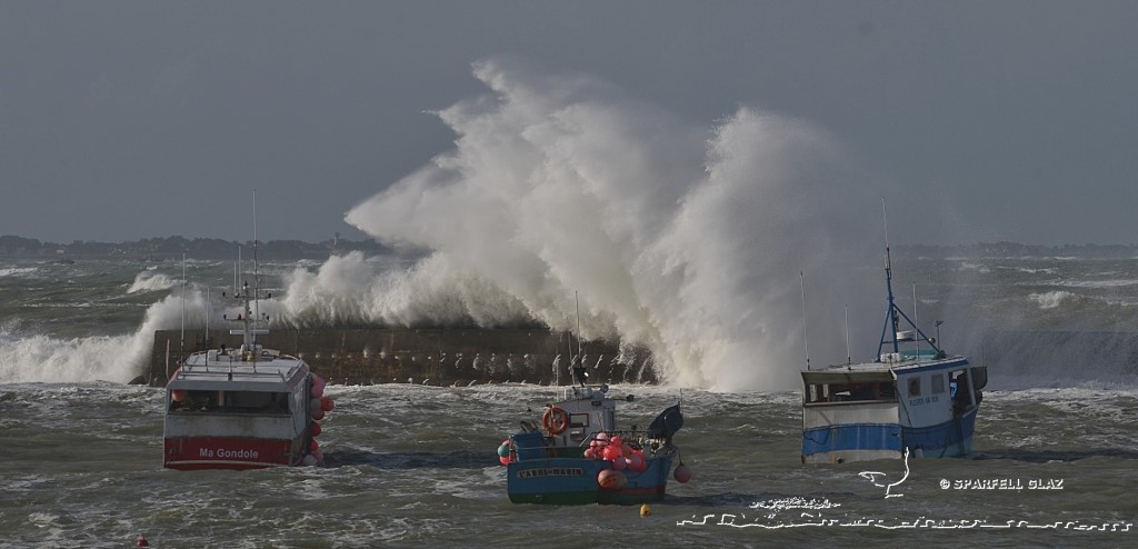 tempête sur le Léon (Bretagne)