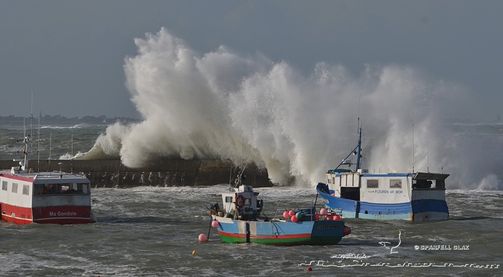 tempête sur le Léon (Bretagne)