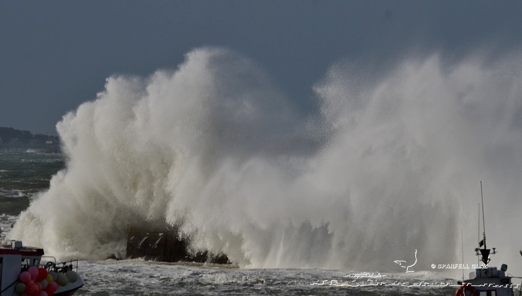 tempête sur le Léon (Bretagne)