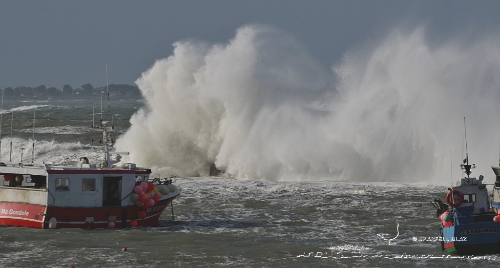 tempête sur le Léon (Bretagne)