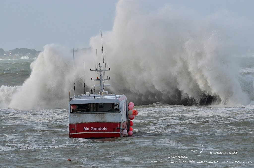 tempête sur le Léon (Bretagne)