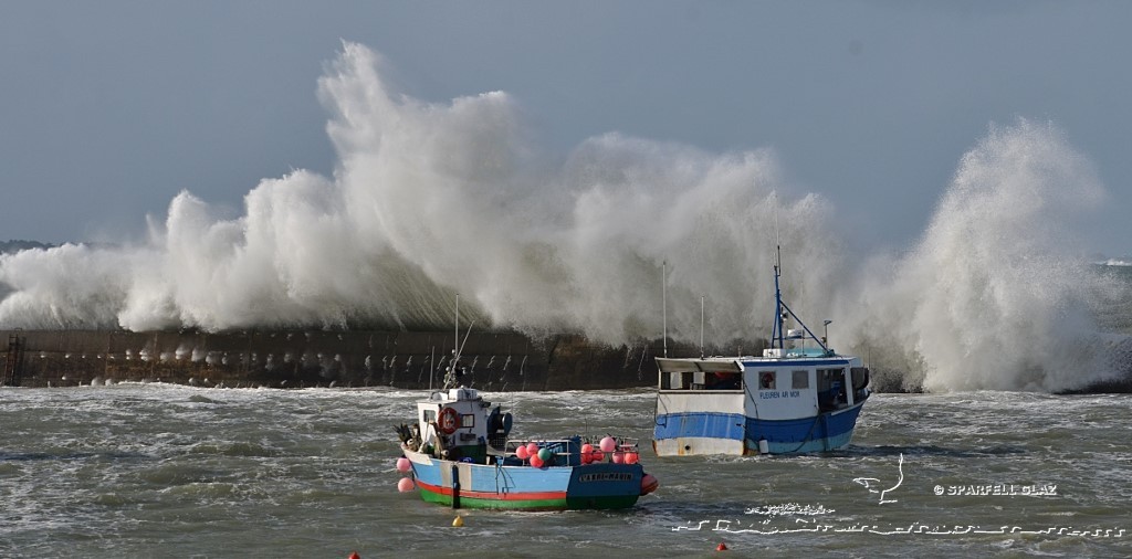 tempête sur le Léon (Bretagne)