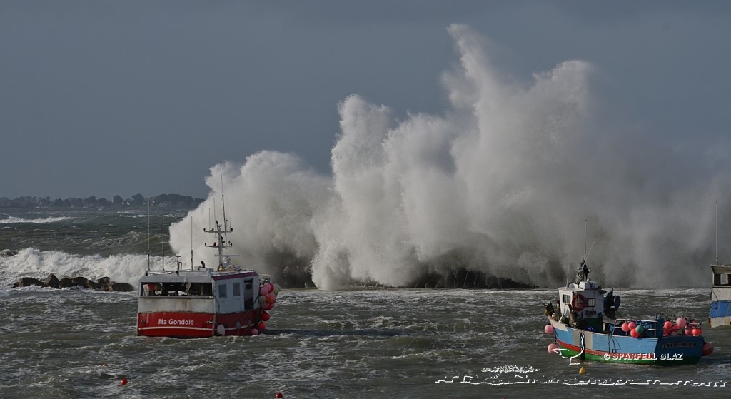 tempête sur le Léon (Bretagne)
