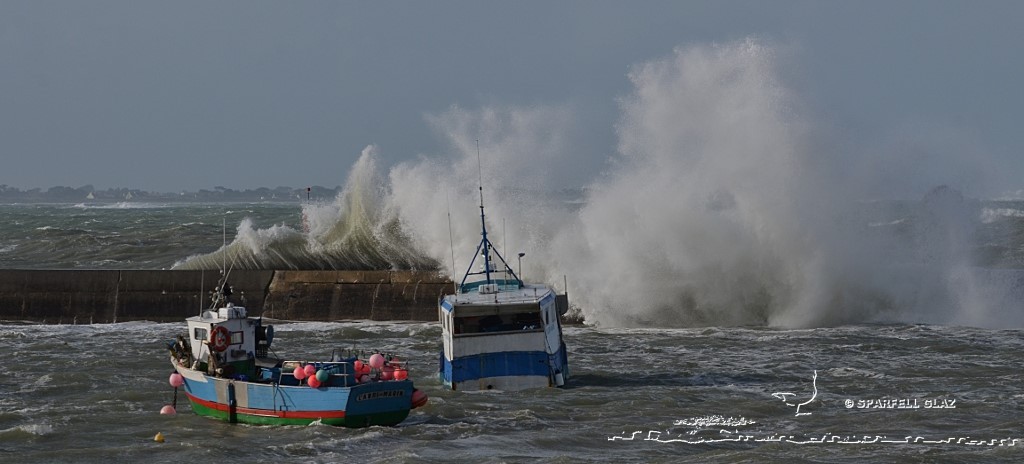 tempête sur le Léon (Bretagne)