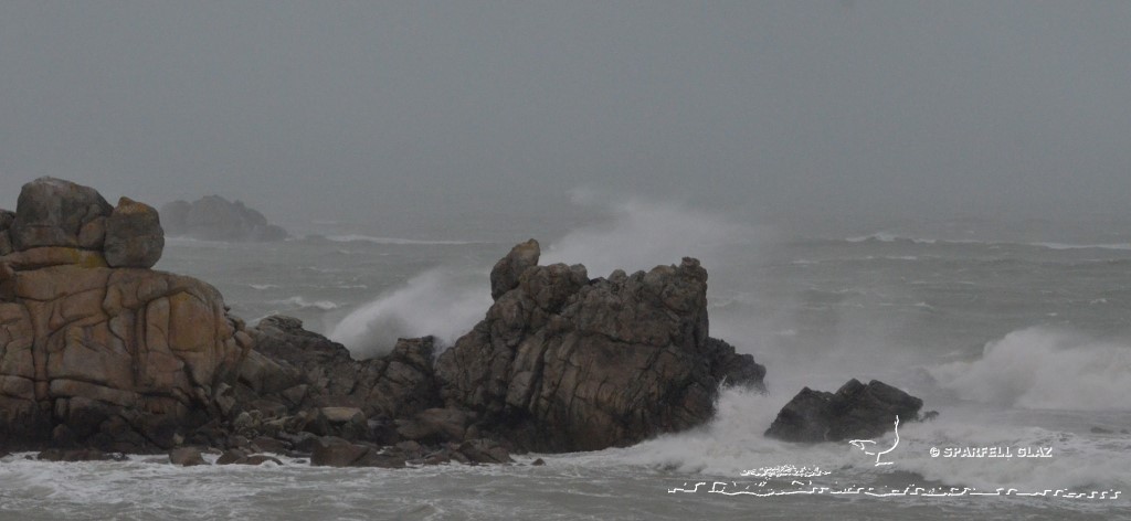 tempête sur le Léon (Bretagne)